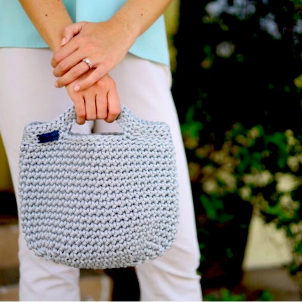 Scandinavian Style Small Tote Bag Handmade